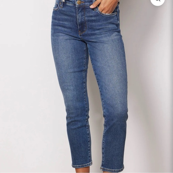 Evereve The Ever Straight High Rise Composed Wash Jeans Size 26 - Picture 1 of 11